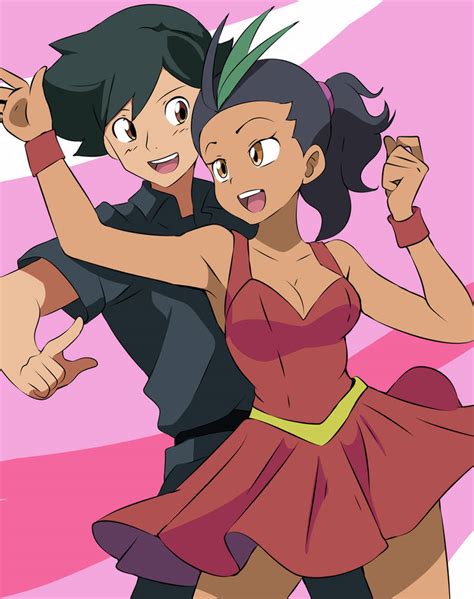 ash and nemona|ash ketchum x nemona.